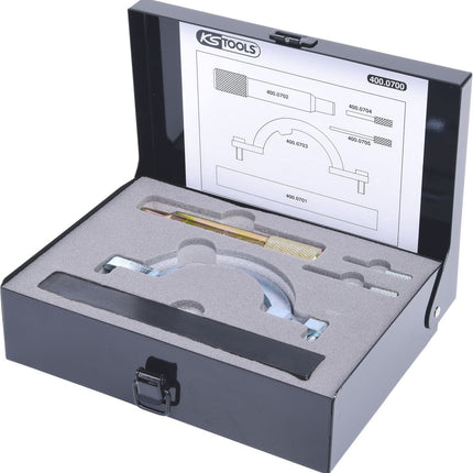 KS TOOLS Motoreinstell-Werkzeug-Satz für GM / Isuzu / Opel / Saab, 5-tlg ( 400.0700 )