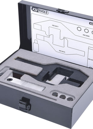 KS TOOLS Motoreinstell-Werkzeug-Satz für BMW / Mini / PSA, 7-tlg 1,4 Motoren ( 400.0875 )
