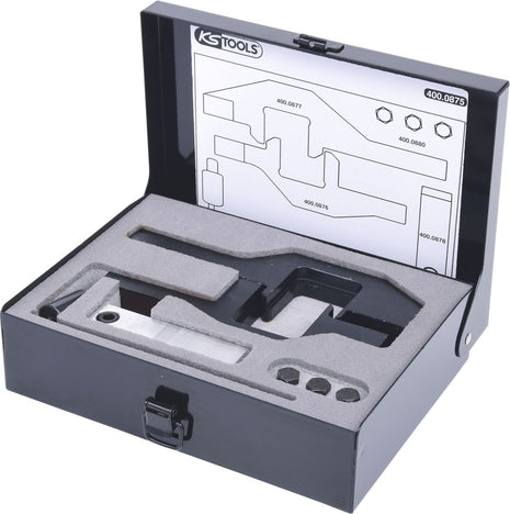 KS TOOLS Motoreinstell-Werkzeug-Satz für BMW / Mini / PSA, 7-tlg 1,4 Motoren ( 400.0875 )