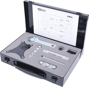 KS TOOLS Motoreinstell-Werkzeug-Satz für Fiat / Ford, 19-tlg ( 400.1000 )