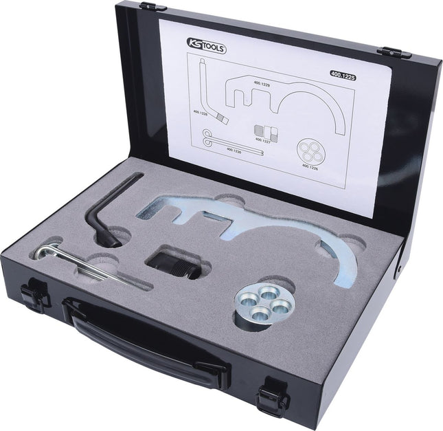 KS TOOLS Juego de herramientas de reglaje de motores para BMW / Mini, 6 pzs ( 400.1225 )