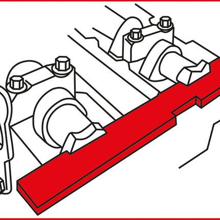 KS TOOLS Motoreinstell-Werkzeug-Satz für Ford / Volvo, 4-tlg ( 400.1525 )