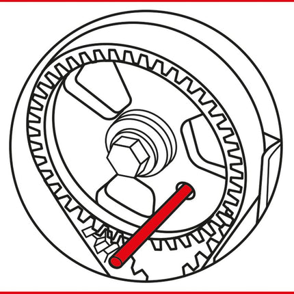 KS TOOLS Jeu d'outils de réglage moteur pour Ford / Land Rover / PSA / Volvo, 6 pcs ( 400.1625 )