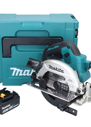 Makita DHS 661 G1J Akku Handkreissäge 18 V 165 mm Brushless + 1x Akku 6,0 Ah + Makpac - ohne Ladegerät - Toolbrothers