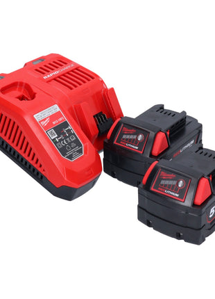 Milwaukee M18 FPD3-502X Akku Schlagbohrschrauber 18 V 158 Nm Brushless ( 4933479860 ) + 2x Akku 5,0 Ah + Ladegerät + HD Box - Toolbrothers