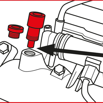 KS TOOLS Juego de herramientas de reglaje de motores para Alfa Romeo / Fiat, 7 pzs ( 400.2400 )