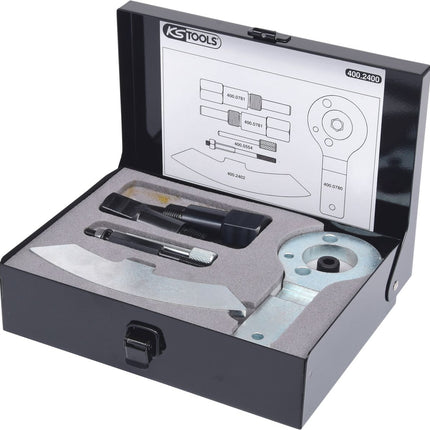 KS TOOLS Juego de herramientas de reglaje de motores para Alfa Romeo / Fiat, 7 pzs ( 400.2400 )