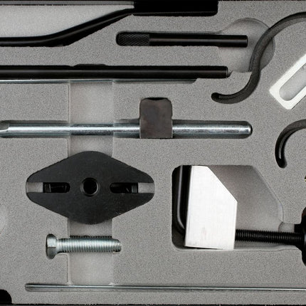 KS TOOLS Motoreinstell-Werkzeug-Satz für Fiat / PSA, 15-tlg ( 400.3150 ) - Toolbrothers