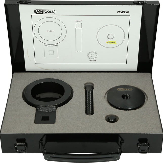KS TOOLS Motoreinstell-Werkzeug-Satz für Opel, 4-tlg  ( 400.4505 ) - Toolbrothers