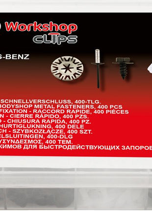 KS TOOLS Befestigungs-Clip-Satz - Schnellverschluss, 400-tlg ( 420.0915 ) - Toolbrothers