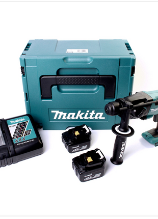 Makita DHR 164 RMJ 14,4 V Li-Ion Akku Bohrhammer im Makpac mit 2 x 4 Ah Akku und Ladegerät - Toolbrothers