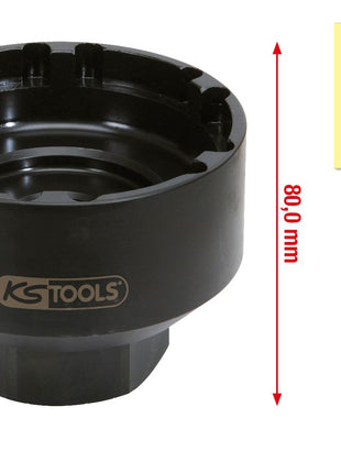 KS TOOLS 3/4" Nutmuttern-Schlüssel mit 6 Zapfen für MAN, 101-110mm ( 450.0170 ) - Toolbrothers