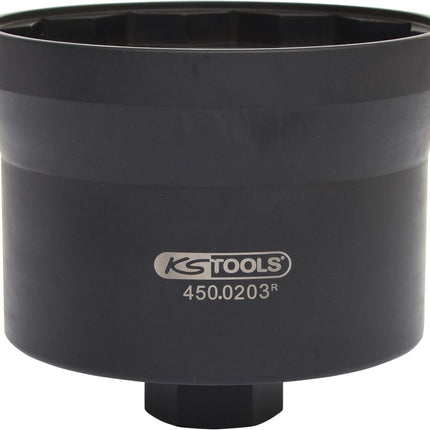 KS TOOLS Achsmuttern-Schlüssel mit Führungsbund für Iveco, 110mm ( 450.0203 ) - Toolbrothers