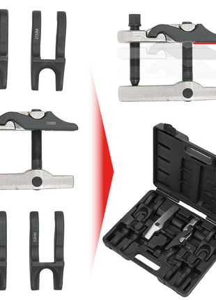 KS TOOLS Universal Kugelgelenk-Ausdrücker-Satz mit auswechselbaren Gabeln, 7-tlg ( 450.0970 ) - Toolbrothers