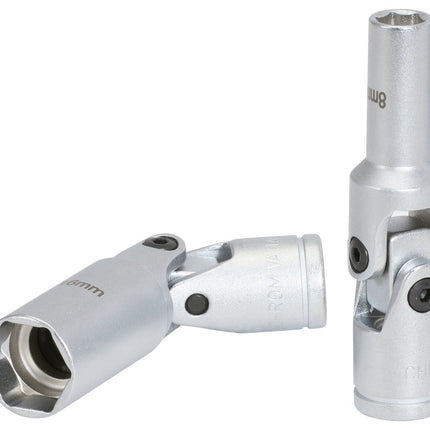 KS TOOLS 3/8" Glühkerzen-Gelenknüsse, kurz, 75mm, 10mm ( 500.7303 ) - Toolbrothers