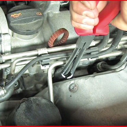 KS TOOLS Zündkerzenstecker-Zange, lang ( 500.7510 ) - Toolbrothers