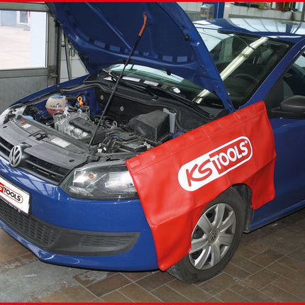 KS TOOLS Universal-Kotflügelschoner mit eingenähten Magneten, 1000x640mm ( 500.8051 ) - Toolbrothers