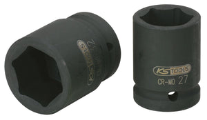 KS TOOLS 3/4" Sechskant-Kraft-Stecknuss, kurz, 1.1/2'' ( 515.1396 )
