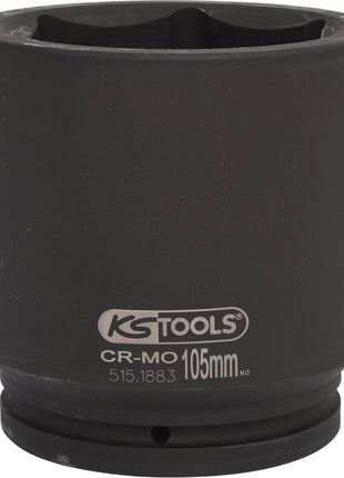 KS TOOLS 1" Sechskant-Kraft-Stecknuss, lang, 105 mm ( 515.1883 ) - Toolbrothers