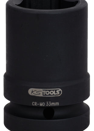 KS TOOLS 1" Sechskant-Kraft-Stecknuss, mittel lang, 27mm ( 515.2127 ) - Toolbrothers