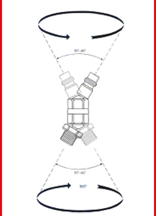 KS TOOLS 1/4'' Metall-Kugelgelenk-Stecknippel, 46mm ( 515.3394 ) - Toolbrothers