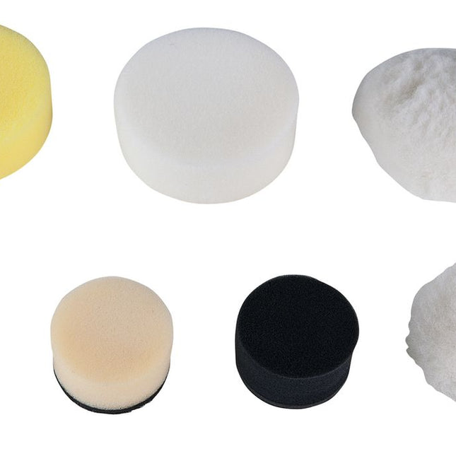 KS TOOLS Kunststoffpad gelb, Ø 50,0mm, 5er Pack ( 515.5126 ) - Toolbrothers