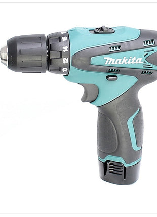 Makita DF 330 DWLE 10,8 V Set mit Bohrschrauber, Lampe, Ladegerät und 2 x BL 1013 Akku - Toolbrothers