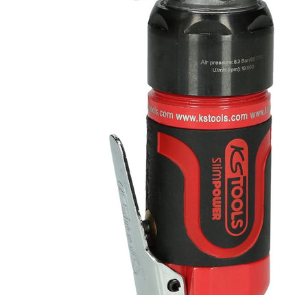 KS TOOLS SlimPOWER Mini-Druckluft-Winkelstabschleifer, 19.000 U/min ( 515.5535 ) - Toolbrothers
