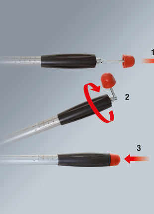 KS TOOLS 1/2" Kurzweg-Drehmomentschlüssel, 50-250Nm ( 516.3535 ) - Toolbrothers