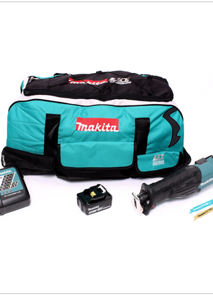 Makita DJR 181 RM Akku Reciprosäge 18 V Säbelsäge in Transporttasche mit Trolley + 1x 4,0 Ah Akku + Ladegerät + 2x Sägeblätter - Toolbrothers