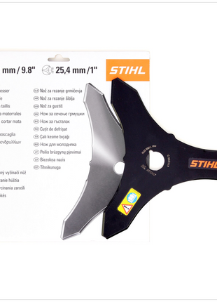 Stihl 3 Flügel Freischneider Dickichtmesser Motorsense 250 mm ( 4112 713 4100 ) - Toolbrothers