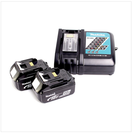 Makita DST 221 RMJ 18 V Li-Ion Akku Tacker im MAKPAC inkl. 2x BL 1840 B Akku + Ladegerät - Toolbrothers