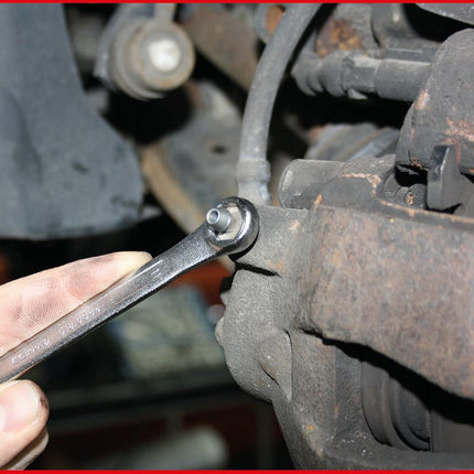 KS TOOLS Bremssystem-Entlüfterschlüssel-Satz, 6-tlg ( 518.0340 ) - Toolbrothers