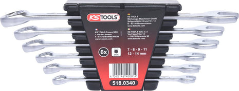 KS TOOLS Bremssystem-Entlüfterschlüssel-Satz, 6-tlg ( 518.0340 ) - Toolbrothers