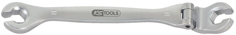 KS TOOLS CHROMEplus Doppelringschlüssel m.Gelenk, 22mm,offen ( 518.0391 ) - Toolbrothers