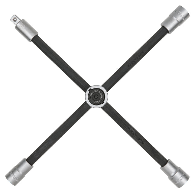 KS TOOLS Rad-Kreuzschlüssel mit Gleitgelenk für PKW, 1/2"x17x19x21mm ( 518.1154 ) - Toolbrothers