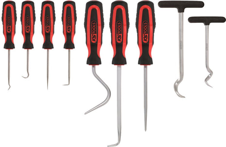 KS TOOLS Master Haken-Werkzeug-Satz, 9-tlg ( 550.1070 ) - Toolbrothers