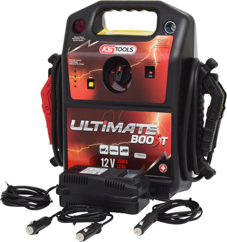 KS TOOLS 12 V Batterie-Booster, mobiles Starthilfegerät 850 A ( 550.1810 ) - Toolbrothers