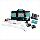 Makita DLX 2056 SYW 18 V - Set Weiß: DHP 453 + DCL 180 + 2 x 1,5 Ah Akku, Ladegerät in Werkzeugtasche - Toolbrothers