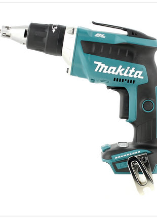 Makita DFS 452 RY1J Akku Schnellbauschrauber 18V Brushless + 1x Akku 1,5Ah + Ladegerät + Makpac - Toolbrothers