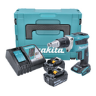 Makita DFS 452 RMJ Akku Schnellbauschrauber 18 V Brushless + 2x Akku 4,0 Ah + Ladegerät + Makpac - Toolbrothers