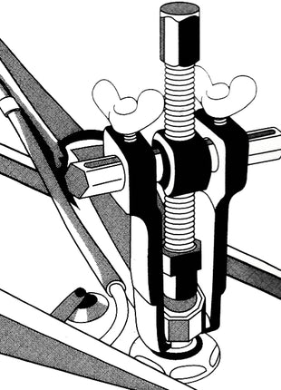 KS TOOLS Universal 2-Arm-Wischerarmabzieher-Satz, 6-tlg ( 700.1242 ) - Toolbrothers