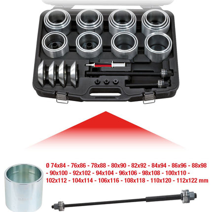 KS TOOLS Druck- und Zughülsen-Satz 46-tlg ( 700.1810 ) - Toolbrothers