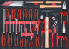 KS TOOLS SCS Zangen- und Schraubendreher-Satz, 27-tlg in 1/1 Systemeinlage ( 711.8027 ) - Toolbrothers