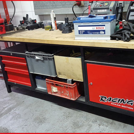 KS TOOLS XXL-Werkbank mit 3 Schubladen und 1 Tür ( 865.0201 ) - Toolbrothers