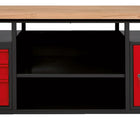 KS TOOLS XXL-Werkbank mit 3 Schubladen und 1 Tür ( 865.0201 ) - Toolbrothers