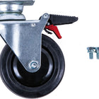 KS TOOLS Lenkrolle mit Bremse zu PERFORMANCEplus Werkstattwagen inkl. Schrauben ( 873.5008-R011P ) - Toolbrothers