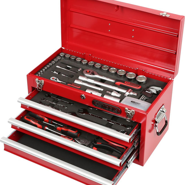 KS TOOLS 1/4"+1/2" Werkzeug-Satz, 100-tlg ( 911.0100 ) - Toolbrothers