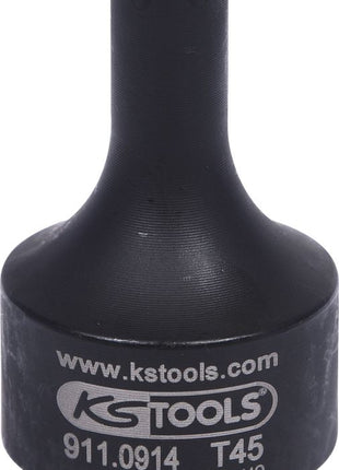 KS TOOLS 1/2" Kraft-Bit-Stecknuss Torx, kurz, T45 ( 911.0914 ) - Toolbrothers