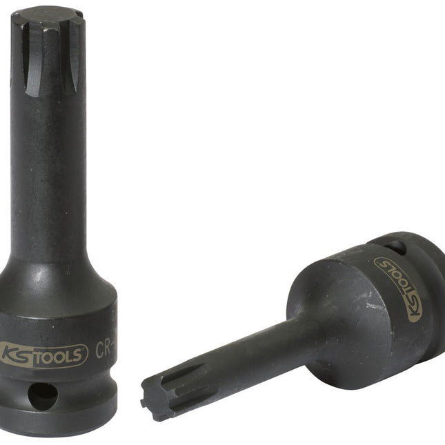 KS TOOLS 1/2" Kraft-Bit-Stecknuss für RIBE-Schrauben, M7 ( 911.0937 ) - Toolbrothers
